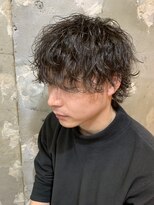 アカ(ACA)&nbsp;メンズカットパーマ波巻ツイストスパイラルパーマ札幌大通