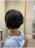 ショート×パーマ