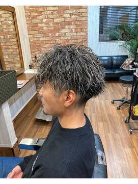 ライズヘアー(RISE HAIR) ホワイトハイライト＋ツイストスパイラル