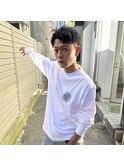 アップバングショート/メンズカット
