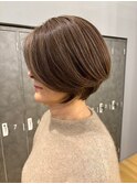 似合わせ骨格ショート/透明感カラー/山城 茂稔