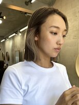 ソルトウォーター(SALT WATER) レイヤーカット/ブラウン/韓国ヘアー/ブリーチ/恵比寿/