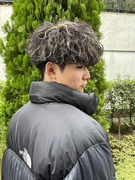 ロンドガルマン 名古屋(Lond GULLMAN) SEIYA指名　波巻き×メッシュパーマ
