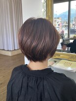 コワファースト 別府&nbsp;ピンクブラウン×丸みショート