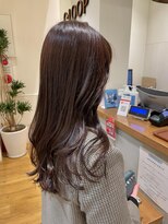 シーループユナイテッドアトリエ(C-LOOP UNITED ATELIER)&nbsp;艶髪レイヤー×ピンクブラウン