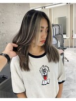 ウル 岡山駅店(ULu.)&nbsp;髪質改善ハイトーンバレイヤージュハイライトブリーチ岡山倉敷