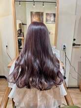 オーストヘアジジ(Aust hair Gigi) 韓国ガーリーヘア　ラベンダーピンク