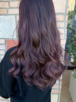 ハーツ 船橋(HEARTS)&nbsp;コテ巻き風パーマ×髪質改善カラー◎【船橋/白髪ぼかし】