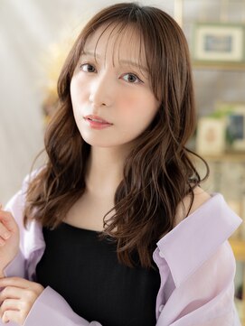カバーヘア ブリス 戸田公園西口店(COVER HAIR bliss) 韓国風巻き透け前髪こなれロングレイヤーa戸田公園d20代30代40代