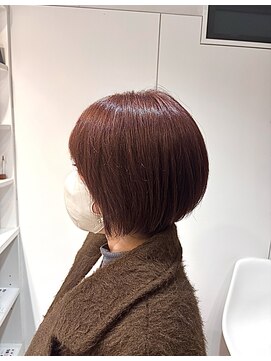 スペラヘアー 船橋店(SpeRa hair) グラボブ×グレイッシュピンク