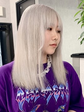 ロウル 渋谷(LOWRL) ホワイトベージュ/ケアブリーチ/ダブルカラー