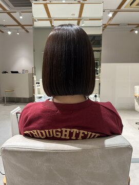 コト 福井大和田店(coto) 福井大和田 顎下ボブ ばっさりイメチェン まとまるボブ