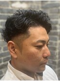 スパイキーショート/スペインカール<理容室>[メンズ/床屋/神田]