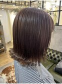 切りっぱなしボブ