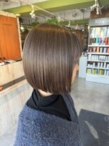 グランデュール 静岡駅前店(GRANDEUR)&nbsp;シークレットハイライト＃細めハイライト＃タイトボブ