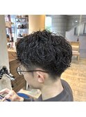 【MEN'S HAIR】刈り上げ×シャドウパーマ