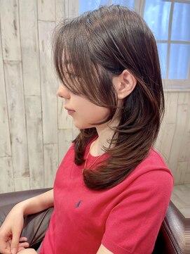マインバイアフロートギンザ(MYNE by AFLOAT GINZA) ◎レイヤーカット／ミニウルフ／顔まわりカット