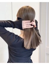 【maho】ラフにみえて可愛いヘア、ぷつっと綺麗なカットライン