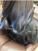 グラデーション×ラベンダー×水色