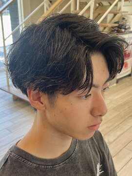 クラップス 横須賀中央店(CLAPS) フェザーパーマニュアンスパーマシャドウパーマセンターパート