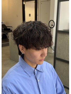 スイッチ(men's SWITCH) 大分シャドウパーマ無造作メンズカット刈り上げレイヤーショート