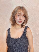 リベルタ(liberta)&nbsp;ミディアムウルフ×ナチュラルパーマ《liberta/こえび》