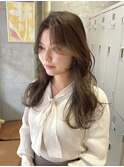 【RENA】ブラウンベージュ_顔まわりカット