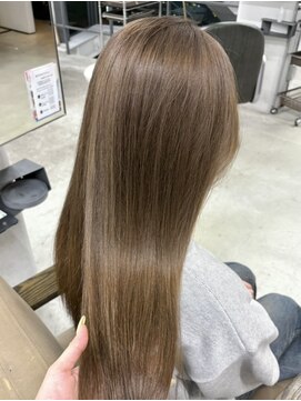 ヘアー アイス 御器所本店(HAIR ICI) 20代30代40代大人可愛いベージュカラー髪質改善トリートメント