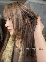 ウィット(wit) ベージュ×デザインカラー