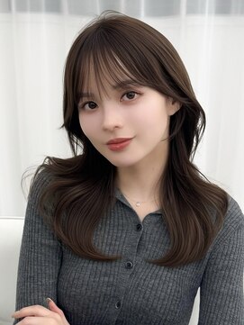 アマトウキョウスマートサロン(AMA TOKYO×Smart Salon) くびれレイヤー/顔まわりカット/レイヤーカット/小顔ヘア