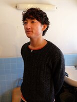 ノフ(knof)&nbsp;メンズマッシュ × シャドウパーマ × メンズカラー