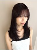 髪質改善*前髪ありレイヤーミルクブラウン韓国*美髪【Zina浦和】