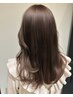 【ブリーチなしダブルカラー】カット+透明感ダブルカラー+トリ¥22550⇒¥16500