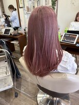 コジック ヘアアンドアイ(Cogic hair & eye)&nbsp;うるツヤ透明感ピンクブラウンナチュラルストレートヘア
