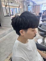 ロンドシエル 横浜(Lond ciel)&nbsp;men's/メンズ/ダウンパーマ/黒染め/韓国/顔周り/フェード/横浜