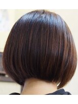 髪匠庵&nbsp;前下がりのボブ　似合わせカット