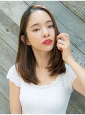 センターパート 大人かわいい 似合わせカット☆