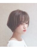 ひし形小顔ショート