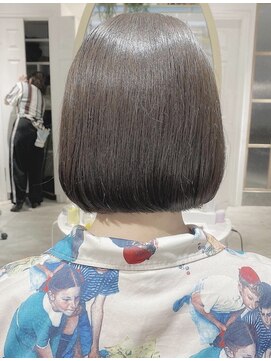 ロンド シャルム 吉祥寺(Lond charme) ロンド【千田大地】髪質改善ストレートぱつっとグレージュボブ