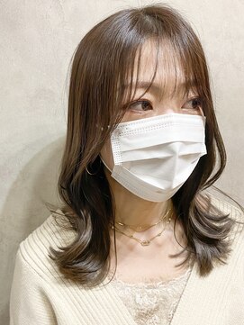 ナンバーセブン(N7) くびれヘアxベージュカラー