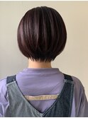 ナチュラルストレートショート