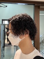 コワファーストナガサキシャンプーボーイ(COIFF1RST NAGASAKI SHAMPOO BOY)&nbsp;センターパート、波巻きパーマ　メンズパーマ長崎　諫早　大村