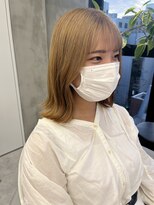 ロンドルーチェ 心斎橋(Lond luce)&nbsp;ダークアッシュ/ミディアムレイヤーカット［髪質改善/縮毛矯正］