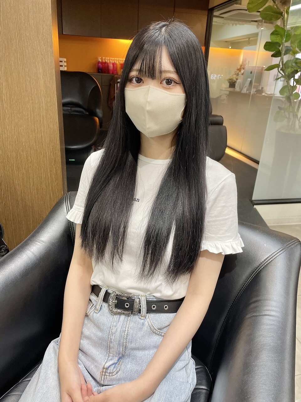 ブリーチなしでピンクに◎インナーハイライト（シールエクステ
