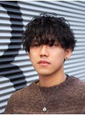 波巻きパーマ 黒髪 パーマ プードルパーマ 3