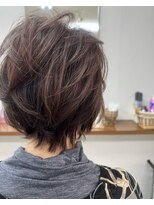 ヘアクリエイト エクセル美容室(Hair Create EXCEL) 頭の形が良く見えるショートヘア