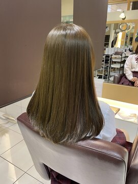 ジャストヘア ルッチェ(just hair Ruche) 透明感オリーブベージュカラー/戸塚/ワンカラー