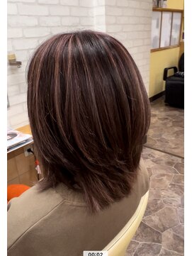 ビューティサロン ドルチェ ピンクハイライト