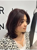 ミディアムレイヤー　ボルドーカラー