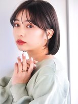 ラフ フロム ガーデン(Laf from GARDEN)&nbsp;美髪/切りっぱなしボブ/縮毛矯正/暗髪/小顔バング